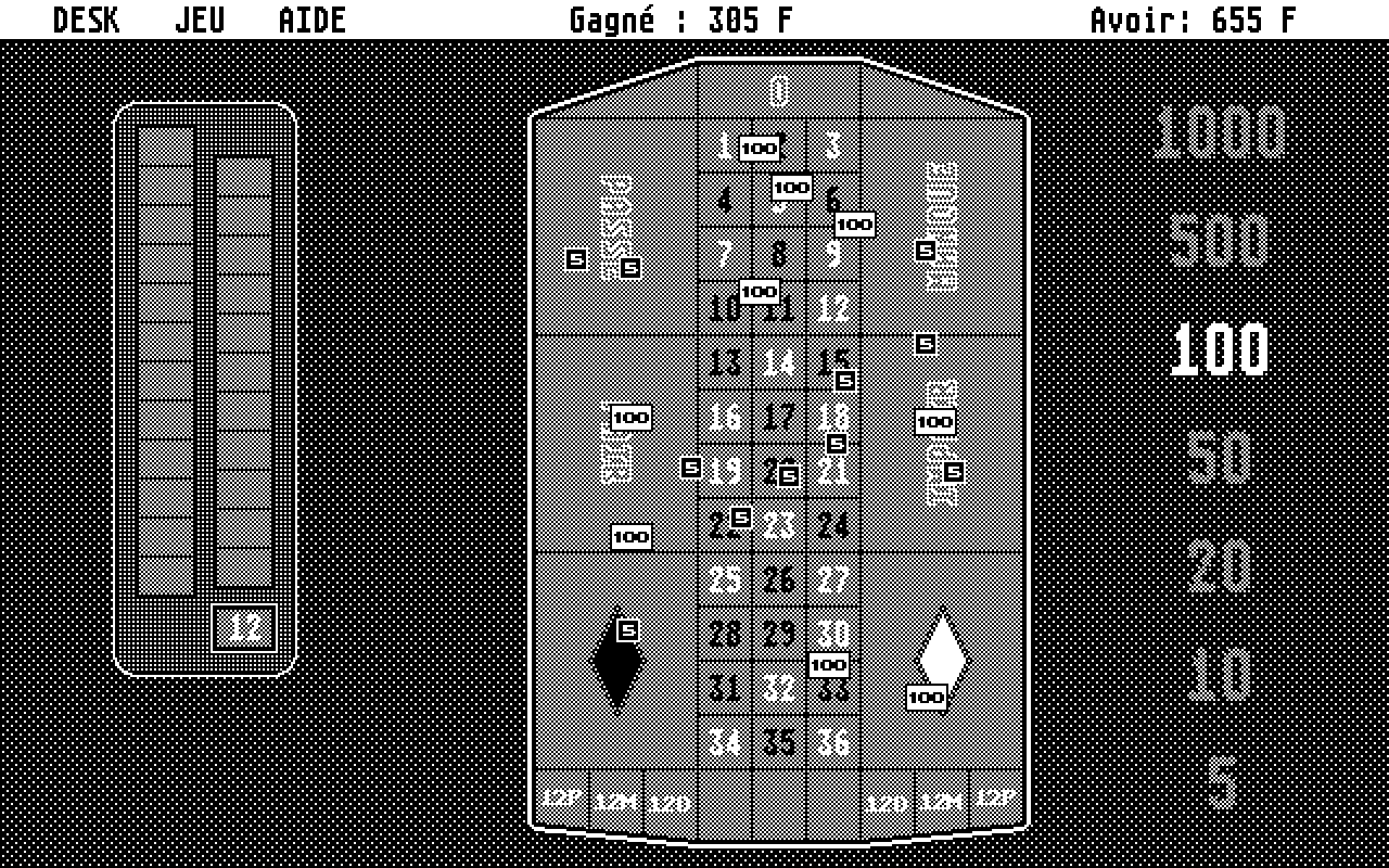 ST Roulette atari screenshot